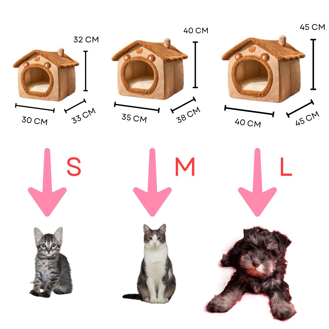 Casa plegable para mascotas