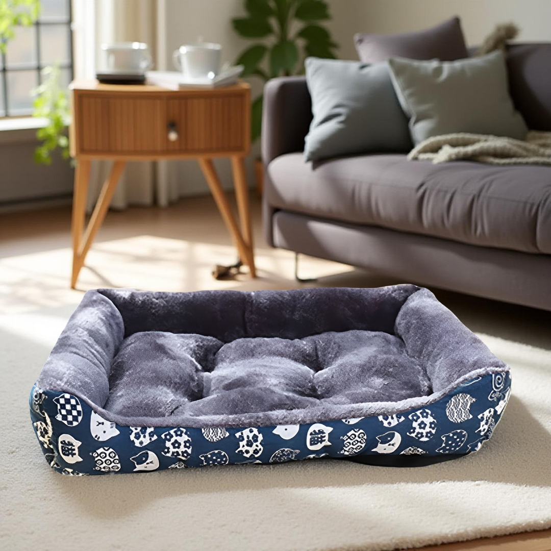 Cama rectangular para mascotas