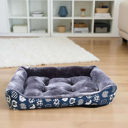 Cama rectangular para mascotas