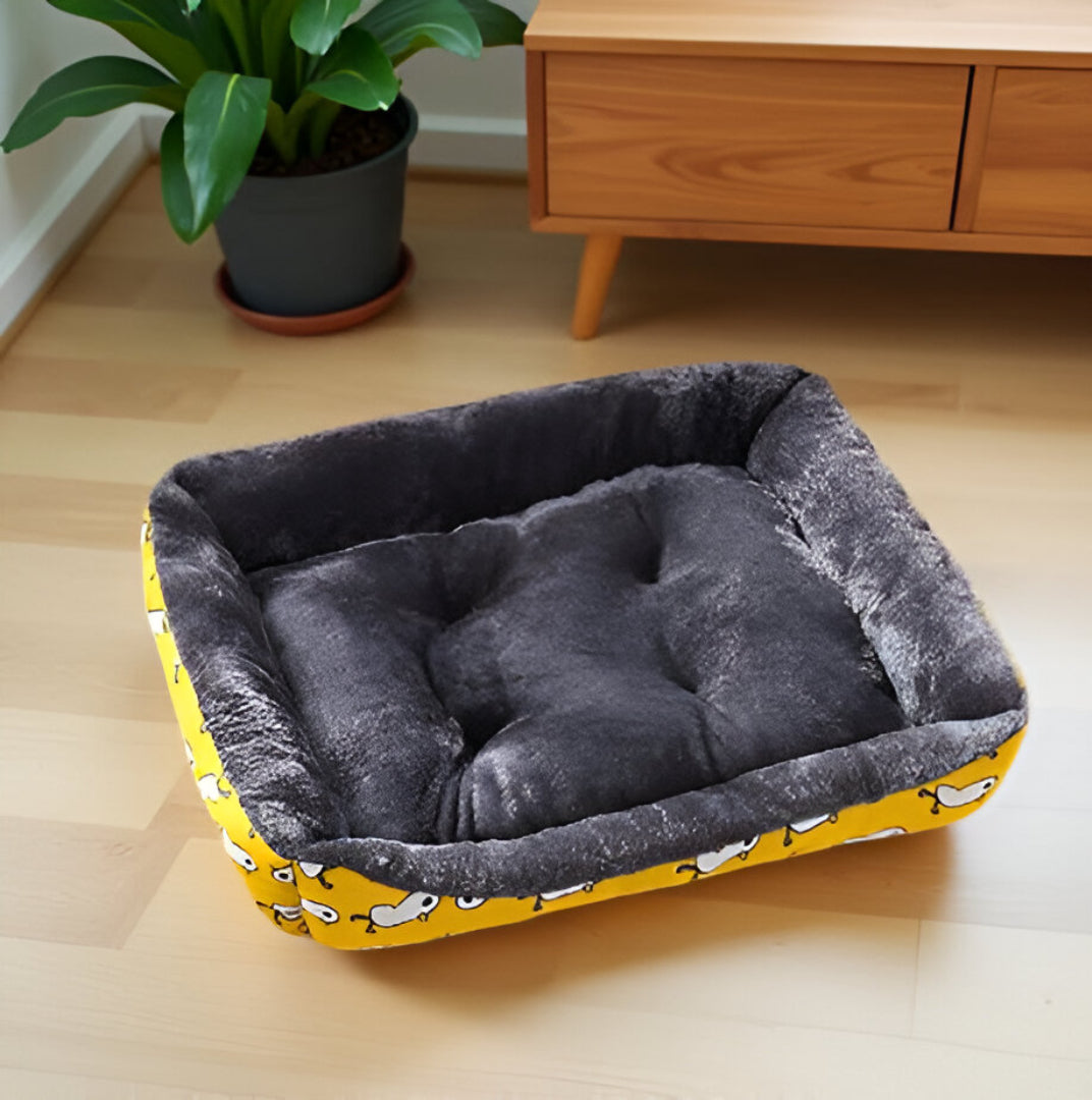 Cama rectangular para mascotas