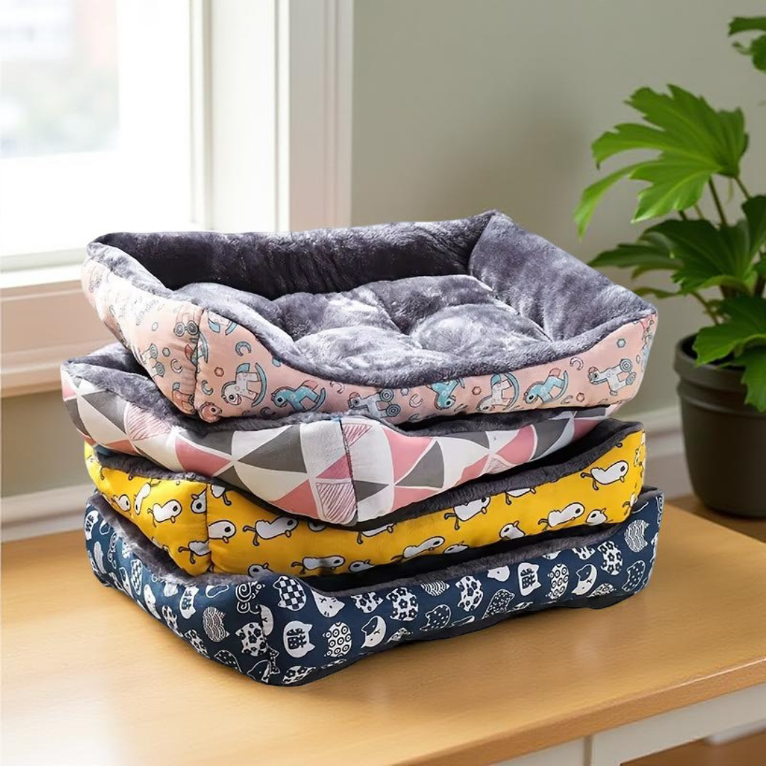 Cama rectangular para mascotas