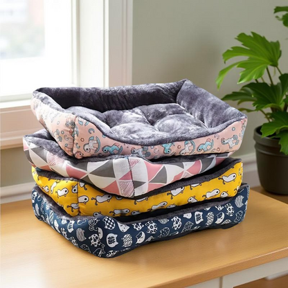 Cama rectangular para mascotas