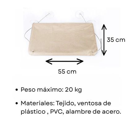 Hamaca de Ventana Para Gatos